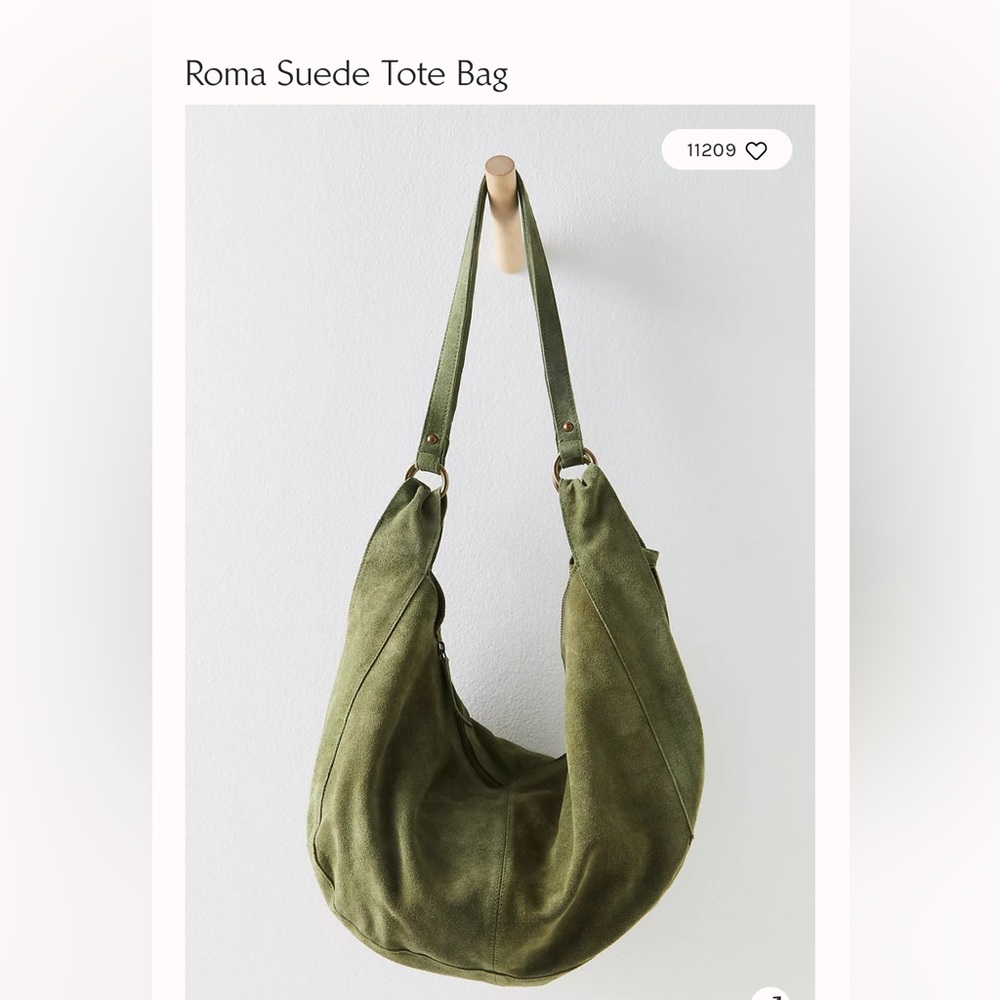 Roma Suede Tote Bag (free people)